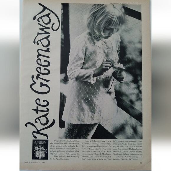 Kate Greenaway Keepsake VINTAGE 70s Baby Toddler Yellow Empire Waist Jacket - Picture 5 of 6